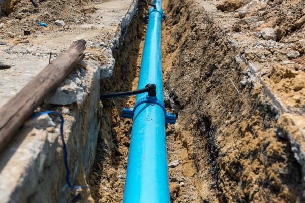 Water Main Installation in Fredericksburg